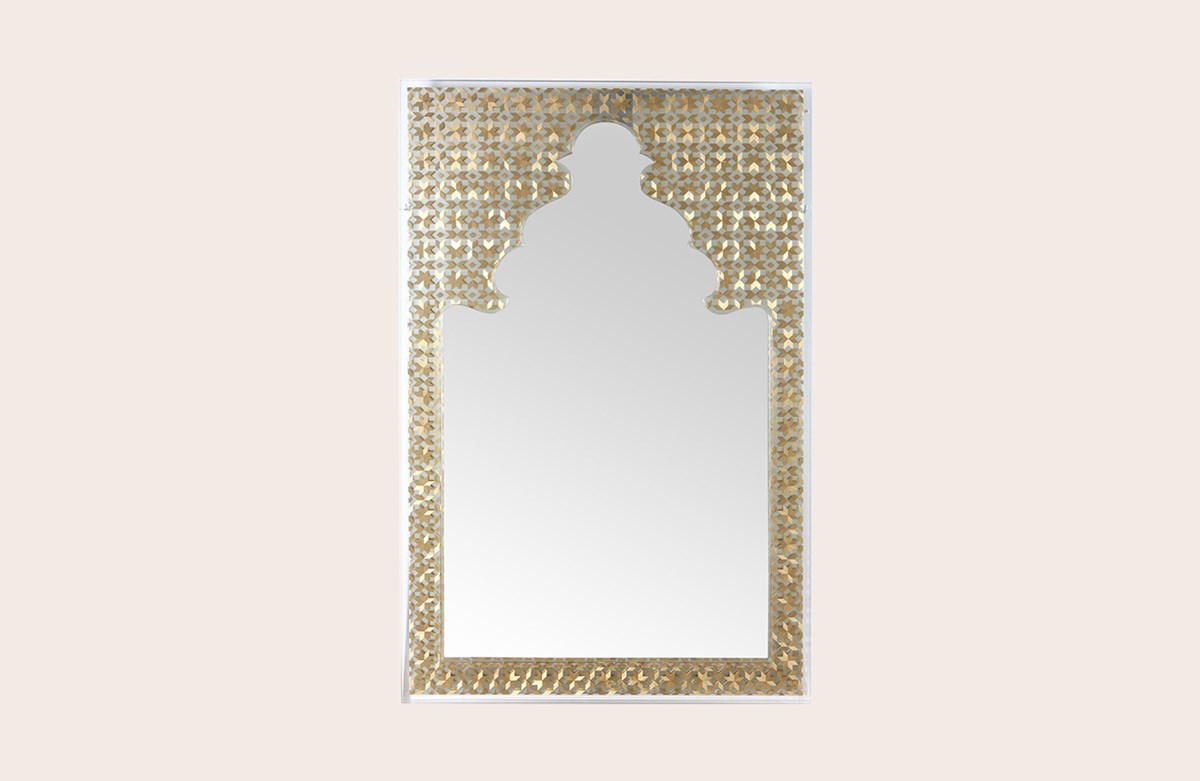 Arabian Night Mirror Brass